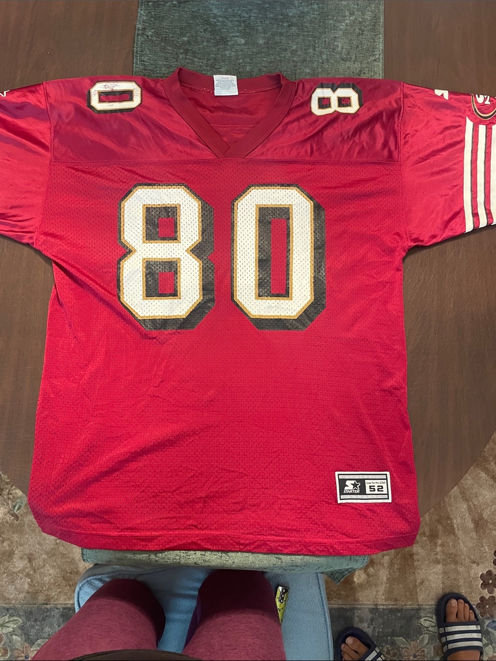 Vintage Jerry Rice 1998 Starter Football Jersey, size 52/XL